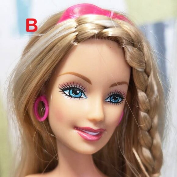 Vtg Barbie Dolls Mattel 1999 Nude Pretty Face Fashion Dolls Y2K Style 11.5 Inche - Picture 8 of 11